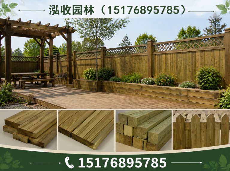 三明防腐木展示图